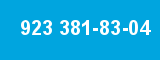 923 381-83-04 923 381-83-04